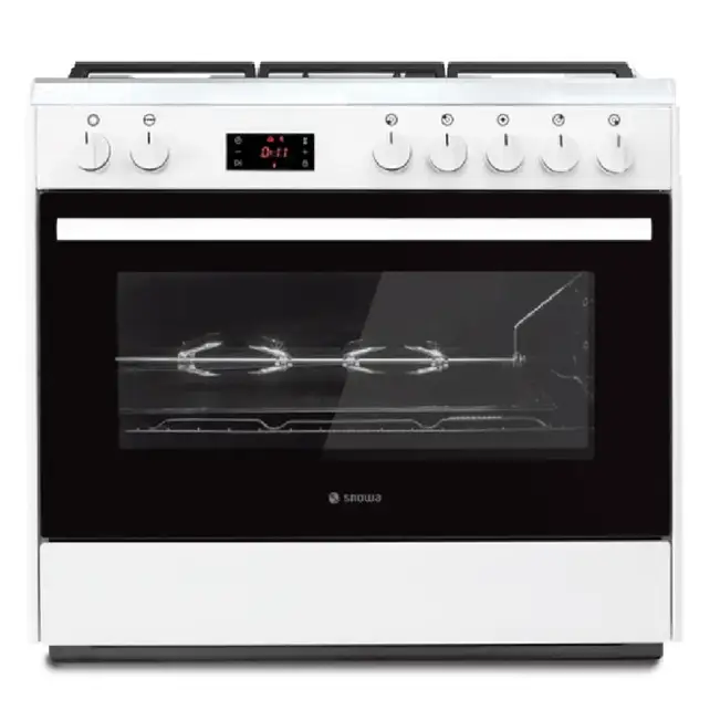 اجاق گاز مبله 5 شعله اسنوا مدل SGC5-31102 فردار جنس صفحه لعابی