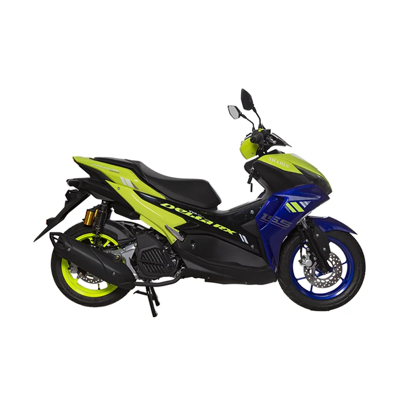 موتورسیکلت دلتا 155 طرح آیروکس (TX) ترمز دیسکی ABS آب خنک idling کیلس دزدگیر دار Green Blue