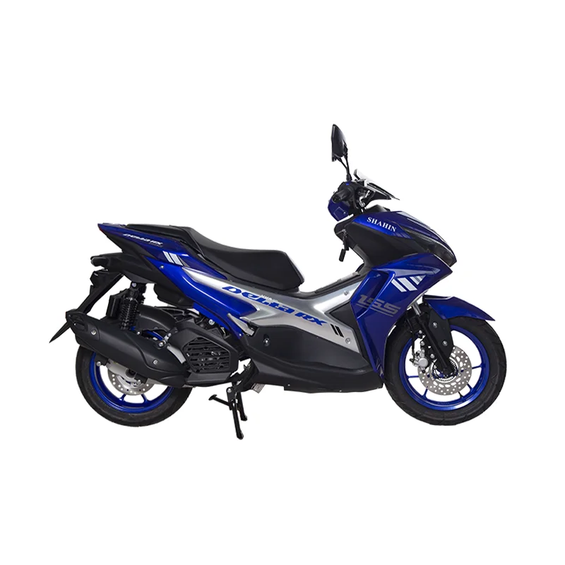 موتورسیکلت دلتا 155 طرح آیروکس (TX) ترمز دیسکی ABS آب خنک idling کیلس دزدگیر دار Blue