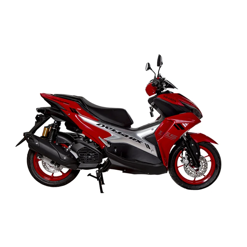 موتورسیکلت دلتا 155 طرح آیروکس (TX) ترمز دیسکی ABS آب خنک idling کیلس دزدگیر دار Red