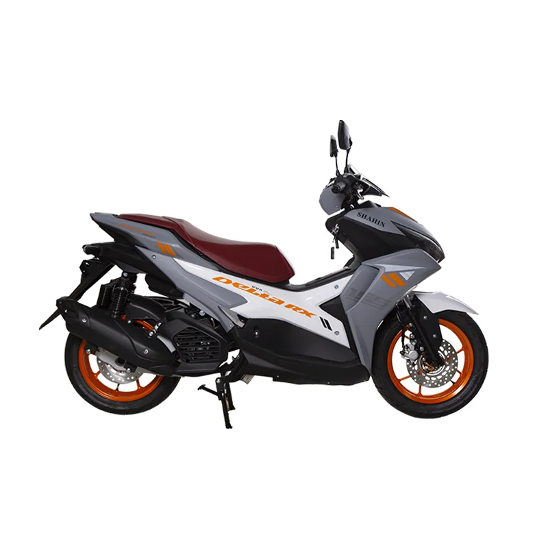 موتورسیکلت دلتا 155 طرح آیروکس (TX) ترمز دیسکی ABS آب خنک idling کیلس دزدگیر دار Gray