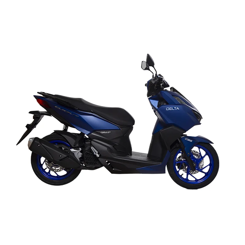 موتورسیکلت دلتا کلیک 150 نیو فیس ترمز دیسکی ABS آب خنک idling کیلس دزدگیر دار blue