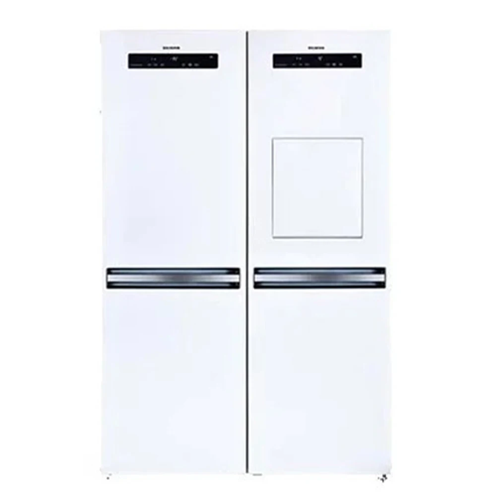 یخچال فریزر سیلوان دوقلو هوم باردار 6005 طرح چهاردرب