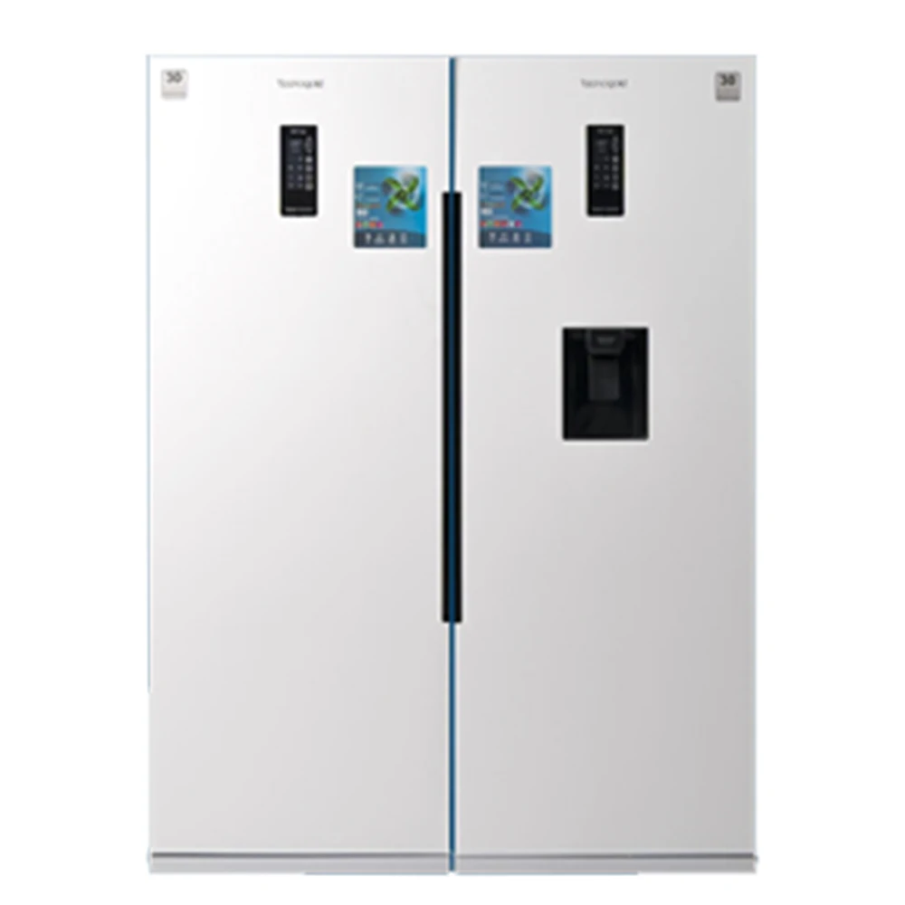 یخچال فریزر دوقلو تاکنوگلد مدل 602R-600F سفید یخساز اتوماتیک داخلی آبریز دار