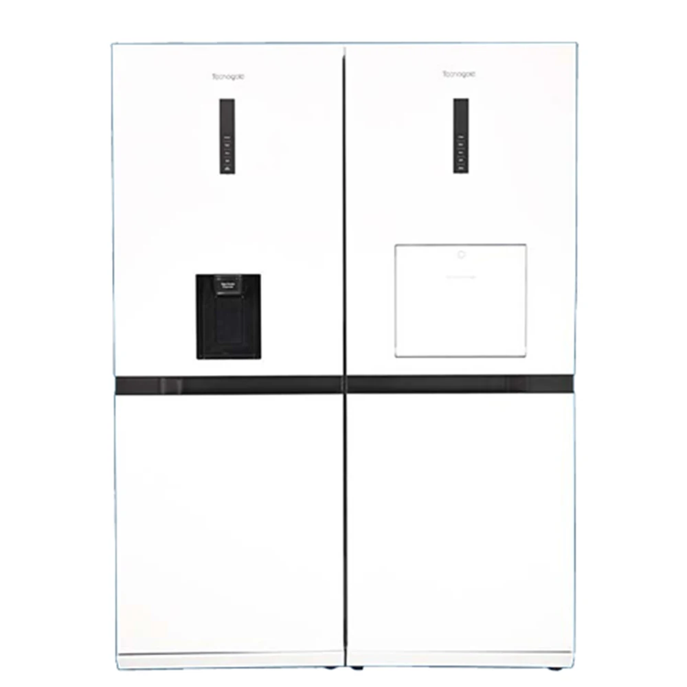 یخچال فریزر دوقلو تاکنوگلد مدل 801R-800F سفید یخساز اتوماتیک آبریز اتوماتیک هوم بار