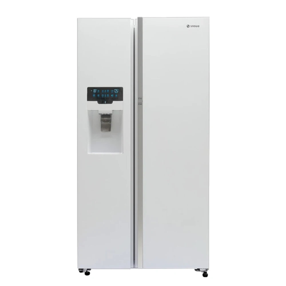 یخچال فریزر ساید بای ساید اسنوا سری فرنیا مدل ARS3DI-M200W/S یخساز اتوماتیک بیرونی آبریز اتوماتیک