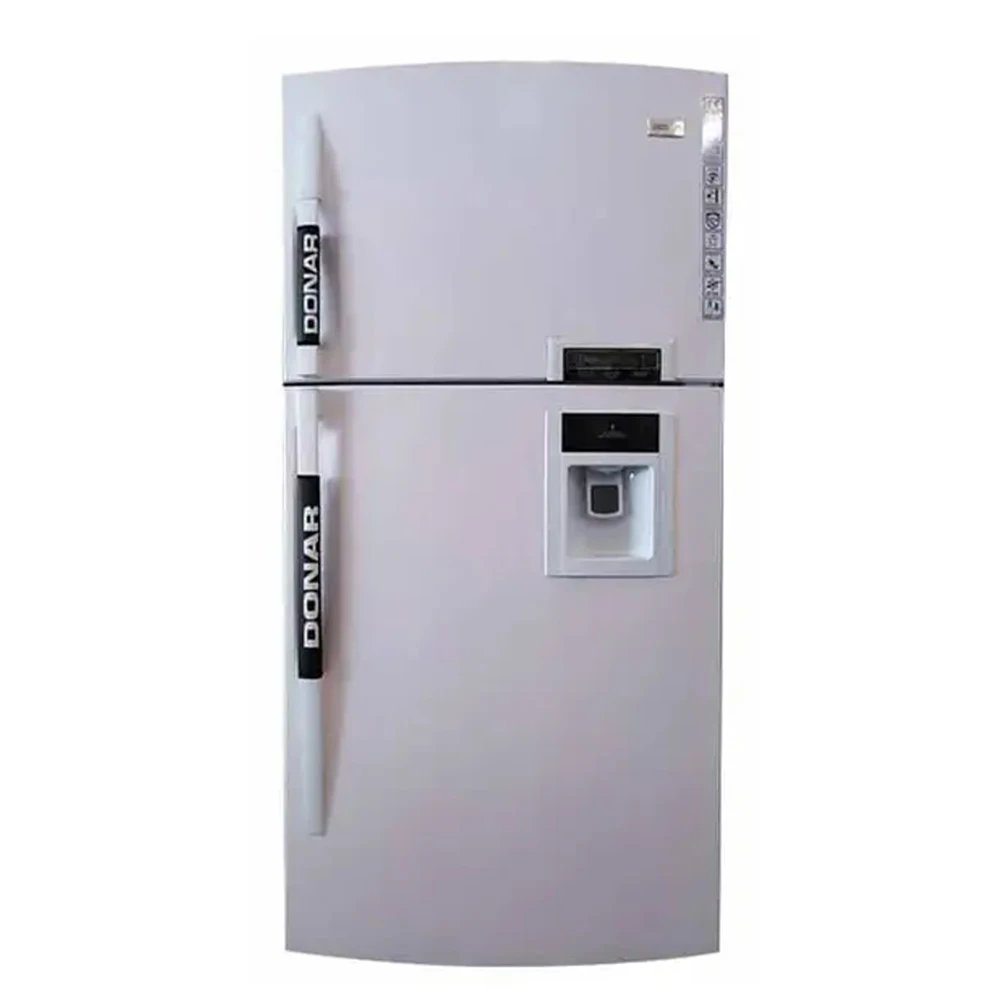 یخچال فریزر کمبی فریزر بالا دونار مدل D32-ROYAL-DNF650 آبریزدار عرض 85 استیل