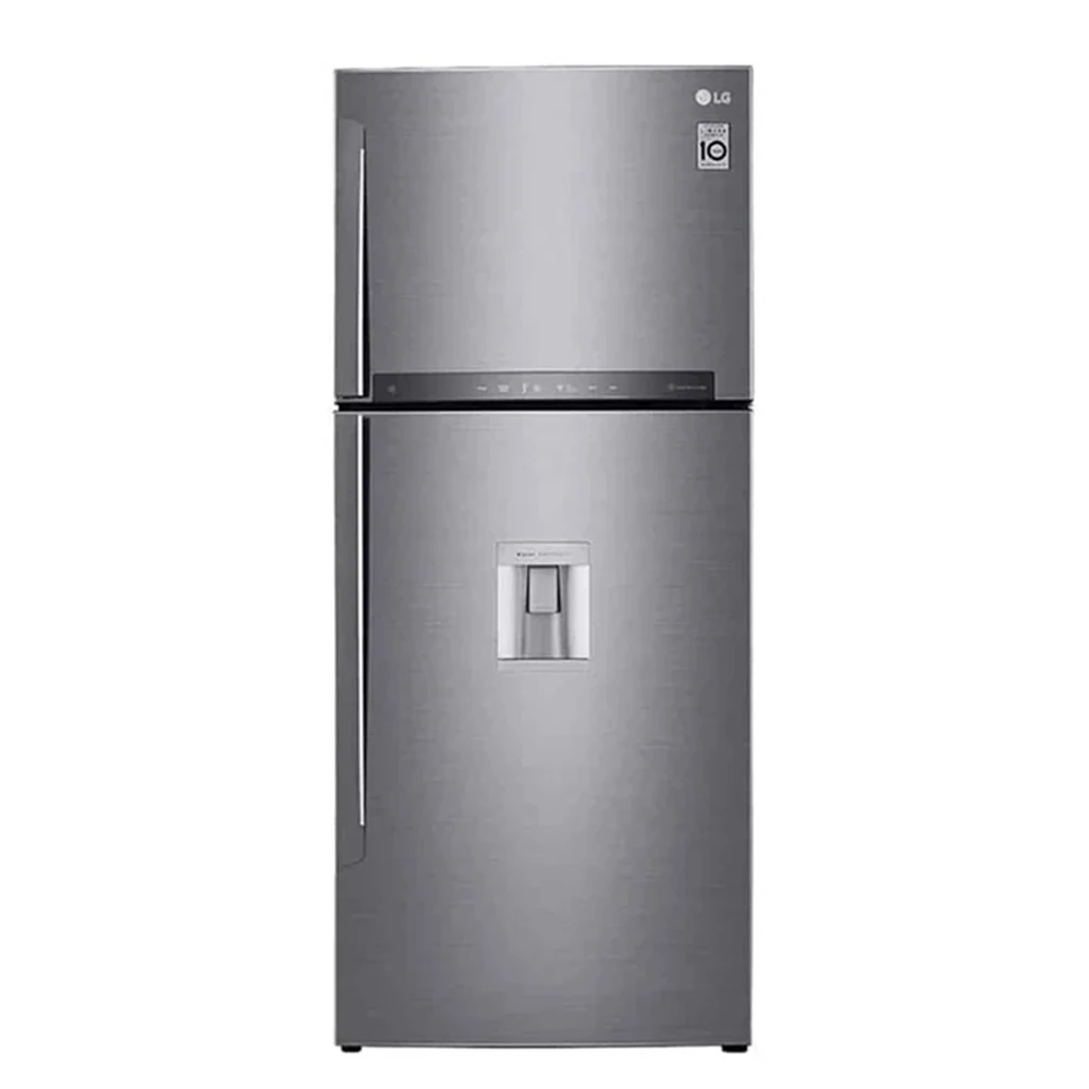 یخچال فریزر کمبی فریزر بالا ال جی مدل GR-F882HBHU یخساز دستی آبریزدار IoT