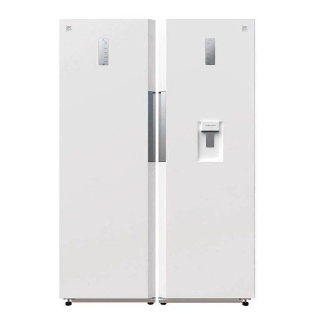یخچال فریزر دوقلو دوو مدل SR/SF-i22MW سفید متالیک یخساز اتوماتیک داخلی آبریز دار