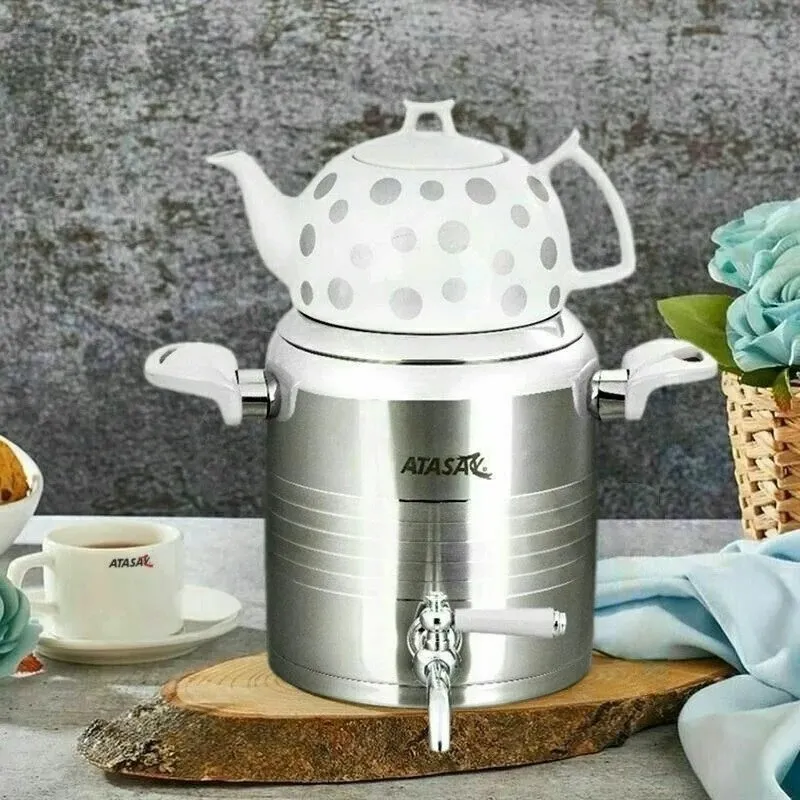 کتری و قوری 4 لیتری آتاسای White