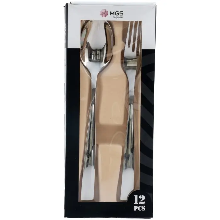 قاشق و چنگال 12 عددی ام جی اس کد DF-043