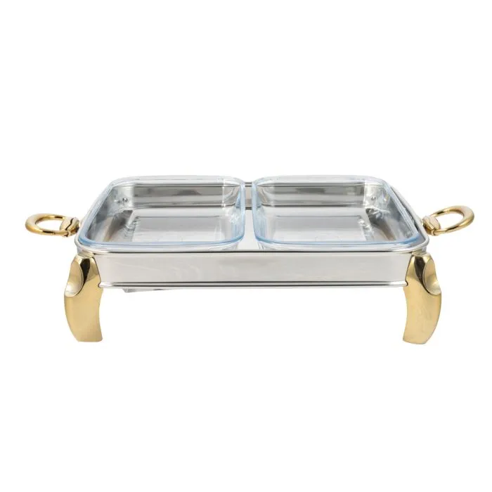سوفله دوقلو مستطیل ام جی اس کد OW3104G Gold