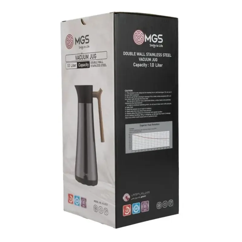 فلاسک دسته چوبی ام جی اس 1 لیتر مدل VJ-3112