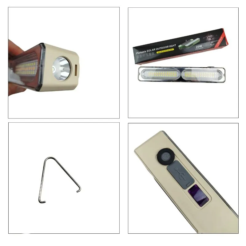 چراغ سولار دیواری 20 وات مدل Outdoor شارژی