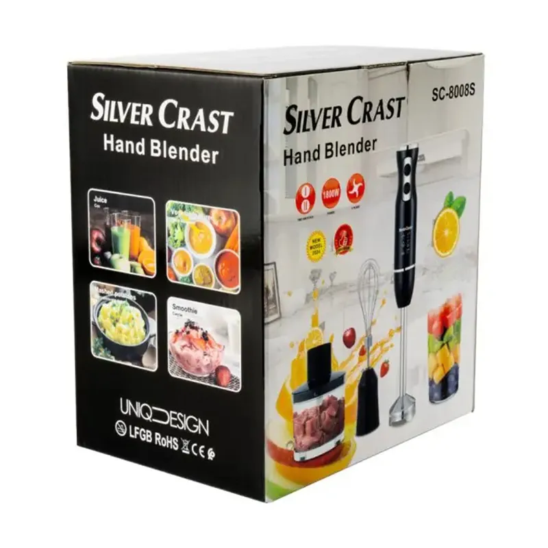 گوشت کوب برقی 4 کاره سیلور کرست کد SC-8008S