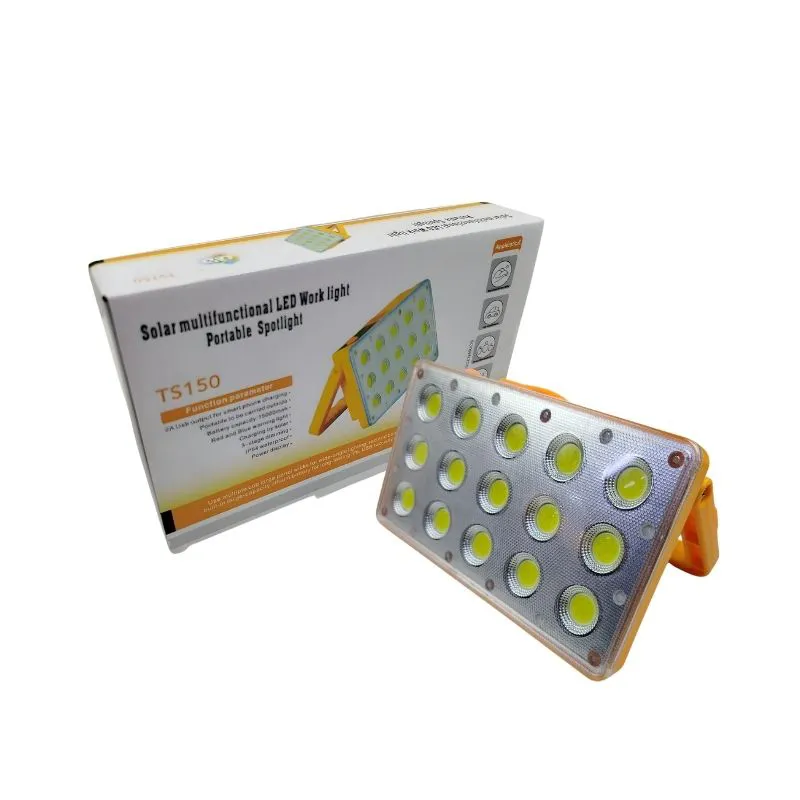 پروژکتور شارژی خورشیدی LED مدل TS150 چندکاره