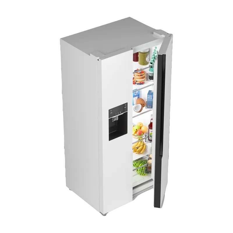 یخچال فریزر ساید بای ساید هابرد جی پلاس مدل GSS-761W آبریز و یخساز اتومات