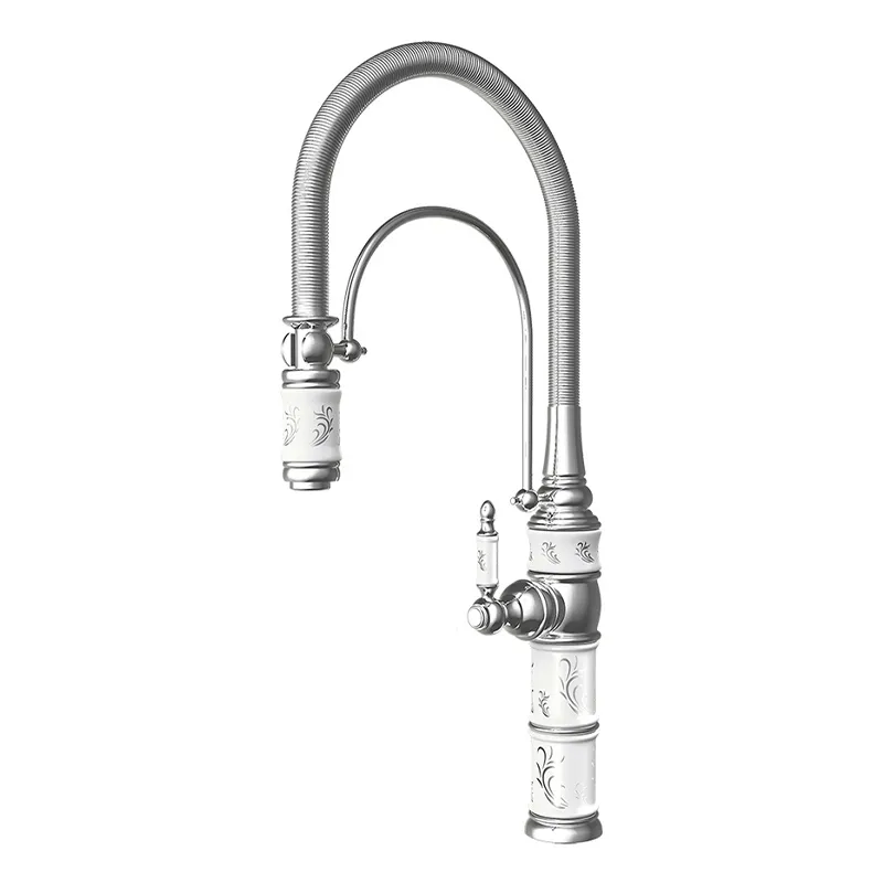 شیر ظرفشویی کسری مدل توکیو White Chrome