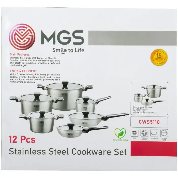 سرویس قابلمه 12 پارچه ام جی اس کد CWS5110