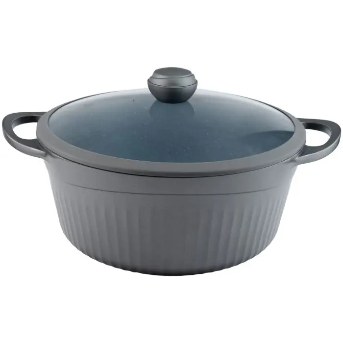سرویس قابلمه 15 پارچه ام جی اس مدل جرمنی D Dark Gray