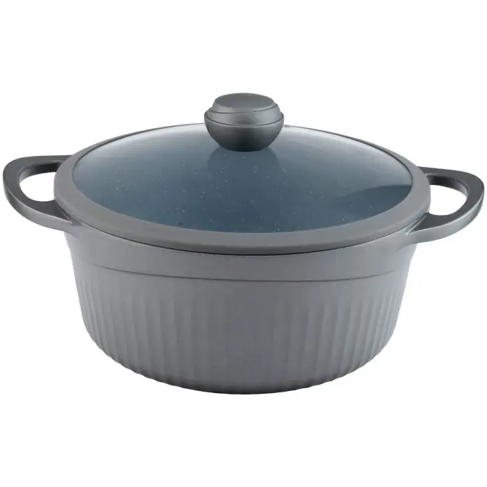 سرویس قابلمه 15 پارچه ام جی اس مدل جرمنی D Dark Gray