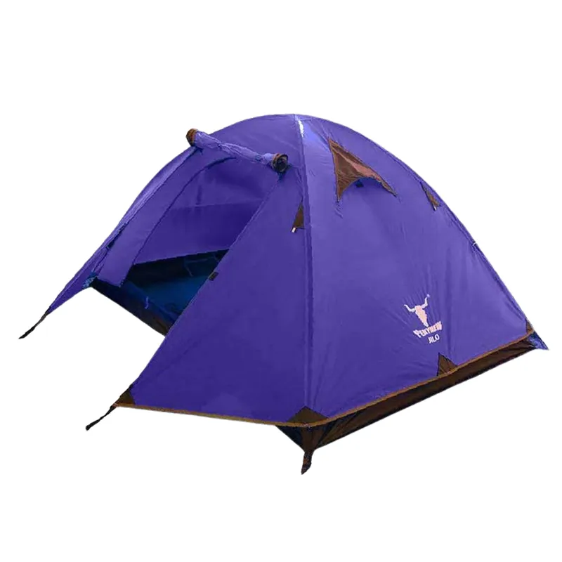 ‏چادر کمپینگ دو نفره پلاس کله گاوی پکینیو مدل K2001 Jilo Blue