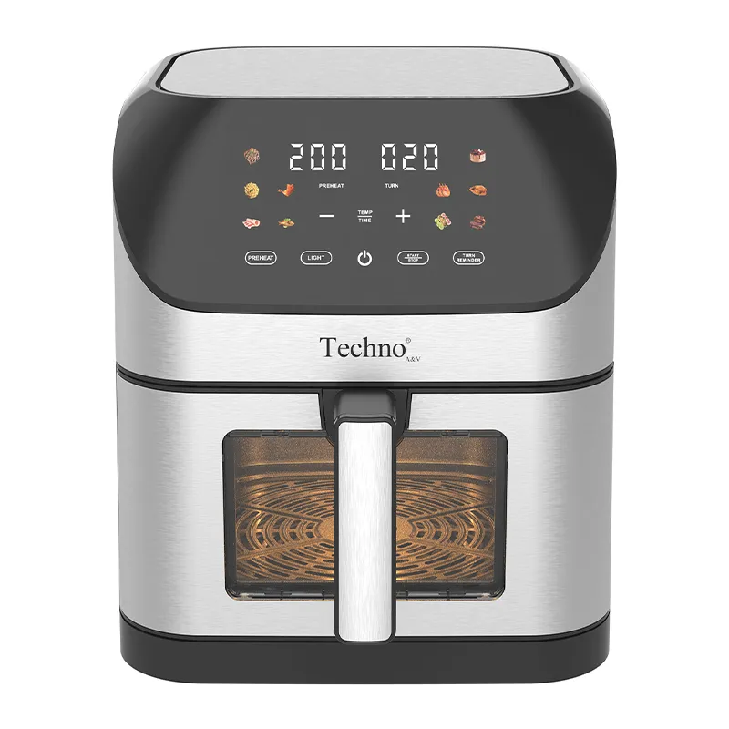 سرخ کن رژیمی تکنو Te‑555 ظرفیت 8 لیتر