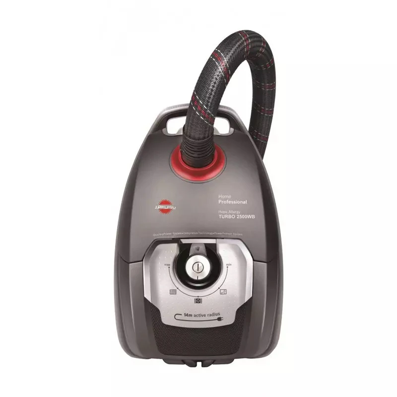 جاروبرقی کیسه‌دار پارس خزر مدل Turbo 2500WB با موتور 2500 وات