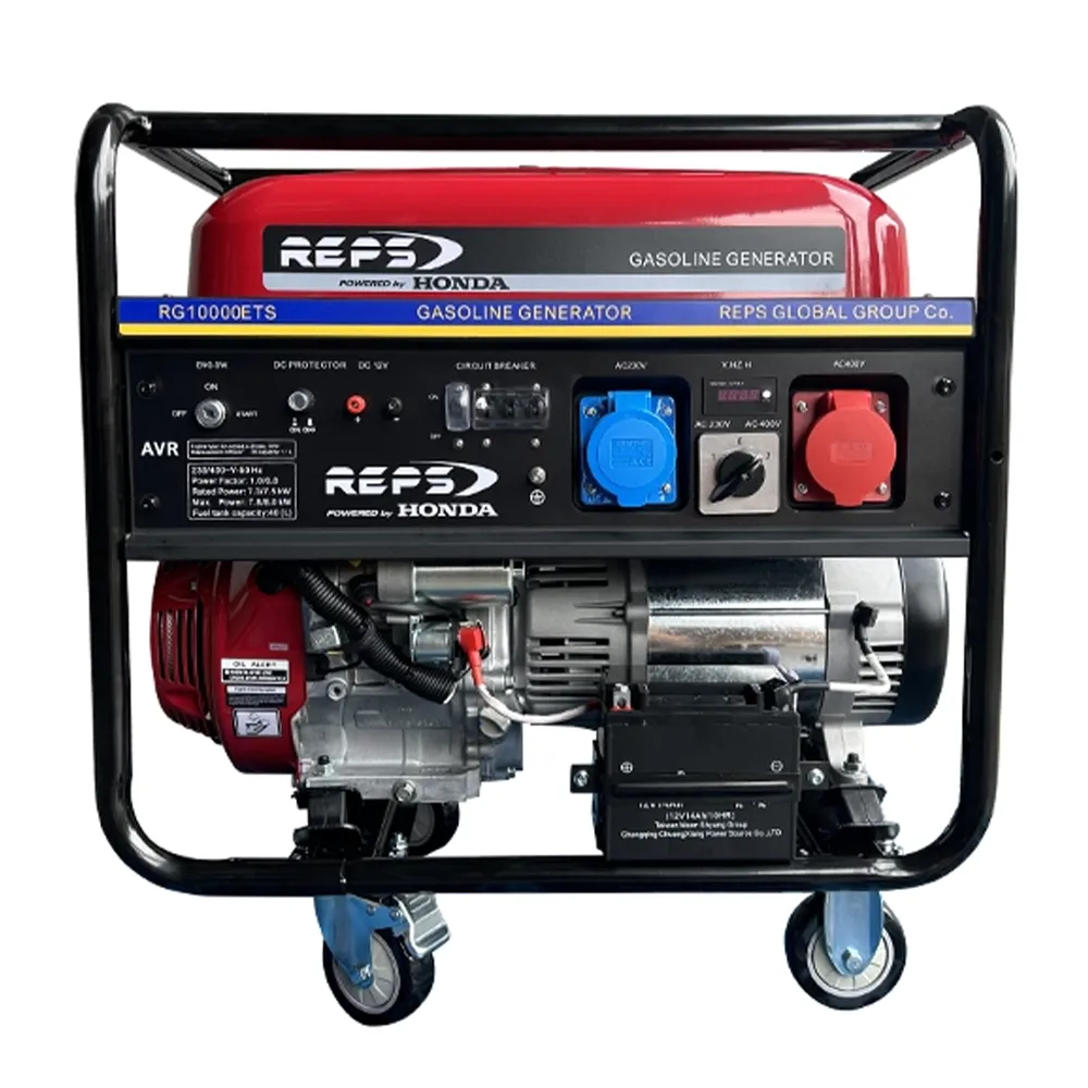 موتور برق 8 کیلووات تک فاز و سه فاز هوندارپس مدل RG10000ETS بنزینی