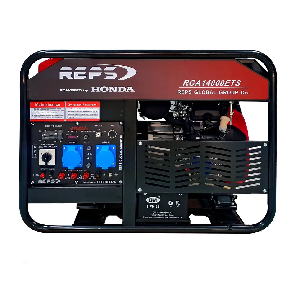 موتور برق 13 کیلووات تک فاز و سه فاز هوندارپس مدل RGA14000ETS بنزینی