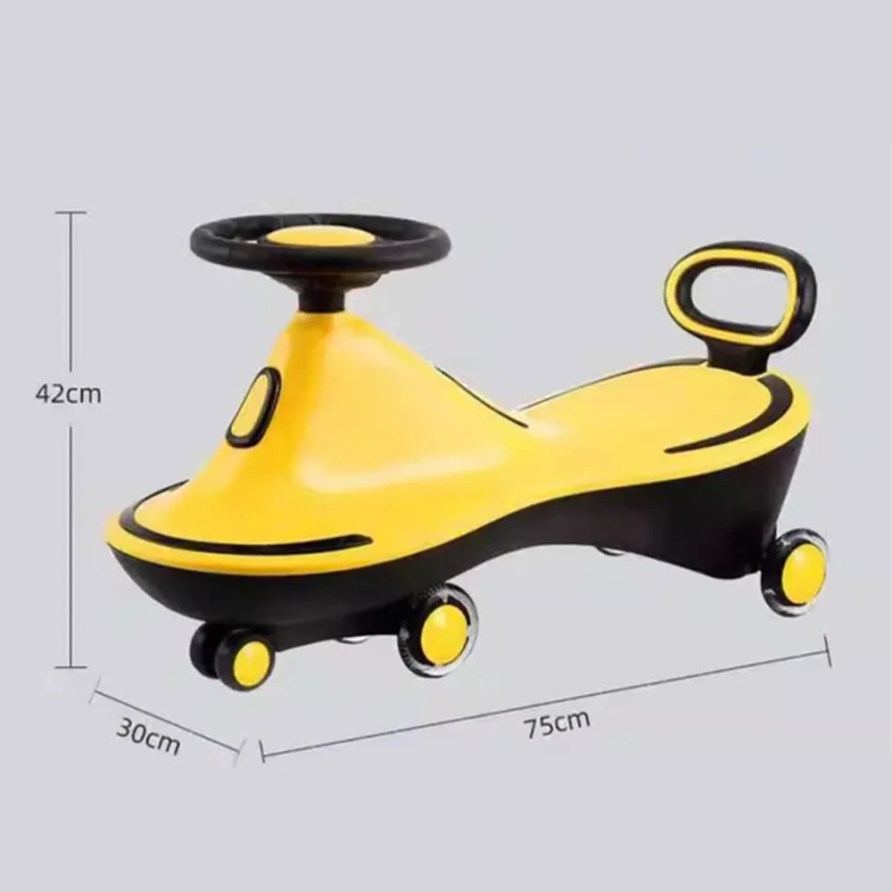 سه چرخه اسکوتری کودک لوپ کار کایان زارا L3 موزیکال اماراتی Yellow