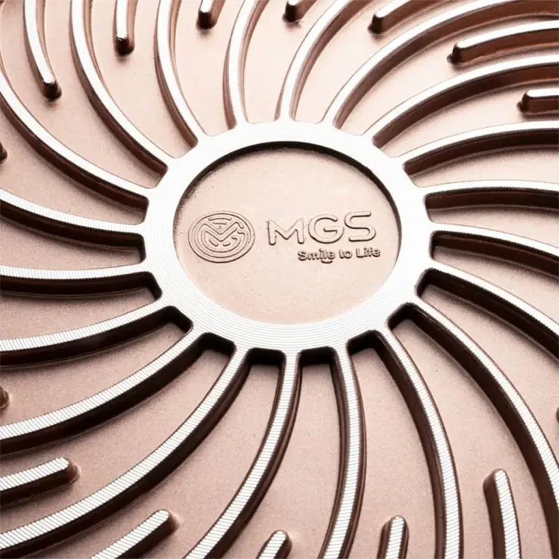 سرویس قابلمه 10 پارچه ام جی اس مدل ایتالیا C Flat Rosegold