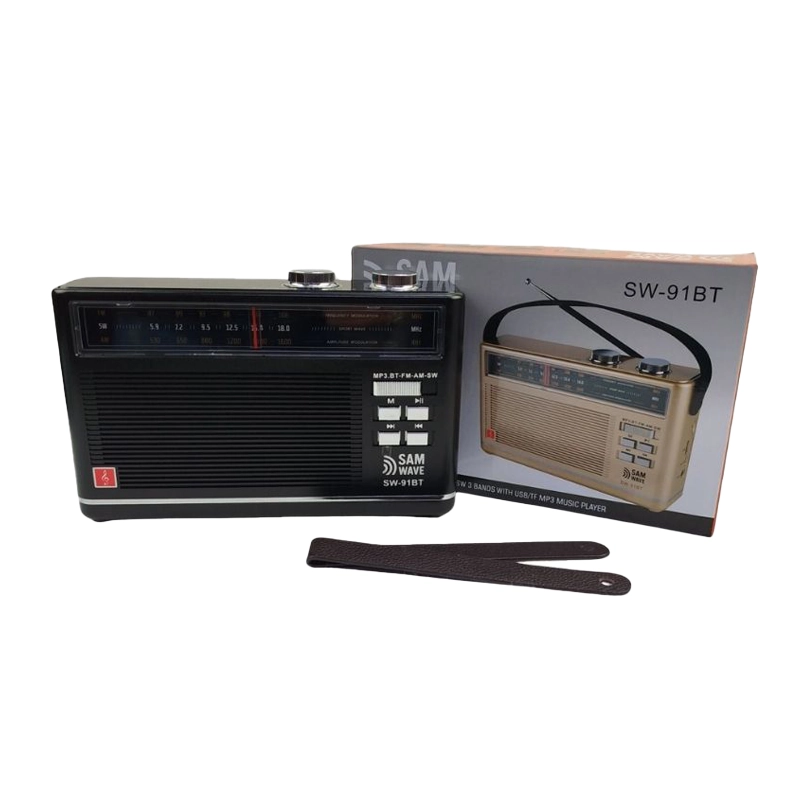 رادیو اسپیکر SAMWAVE کلاسیک مدل SW-91BT بلوتوث‌دار