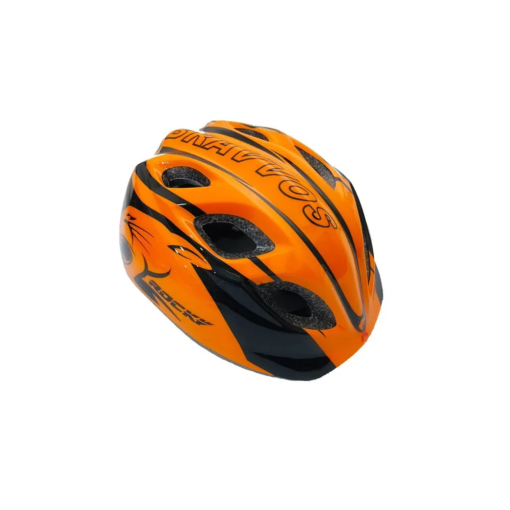 کلاه ایمنی دوچرخه راکی مدل Bravvos Orange