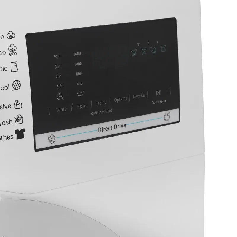 ماشین لباسشویی تکنوگاز مدل WMFL914W2N ظرفیت 9 کیلوگرم موتور Direct Drive