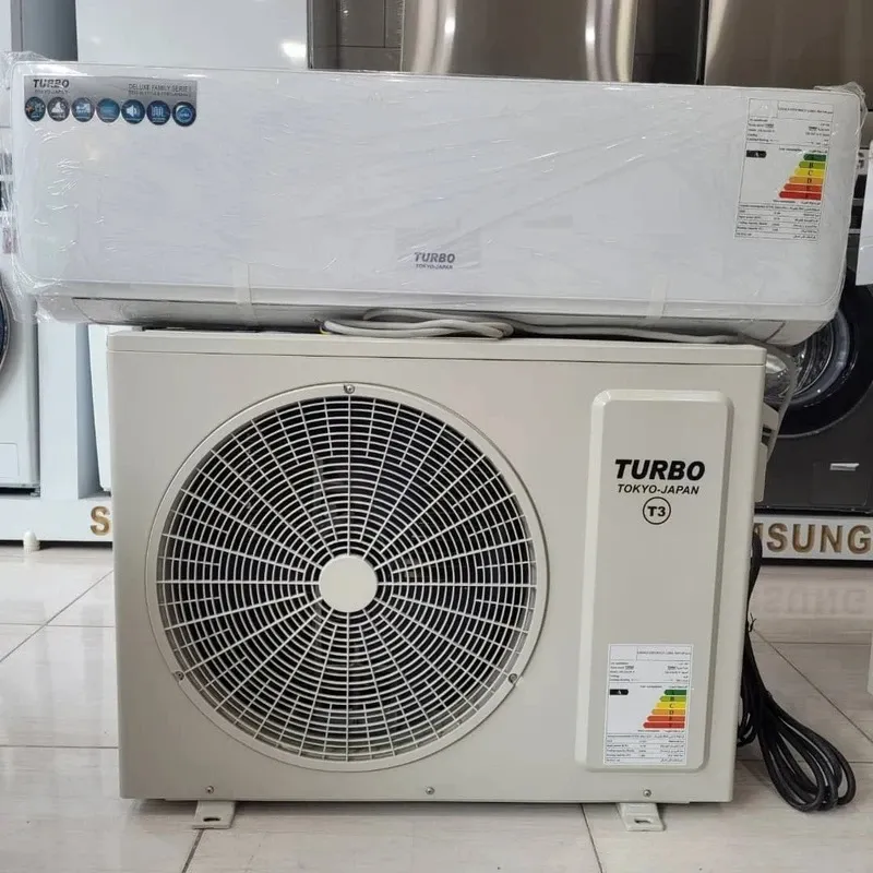 کولر گازی 30000 دور ثابت سرد و گرم توربو مدل DC-30HRO1XA روتاری T3، گازمبرد R410A، با لوله مسی و گرید انرژی A