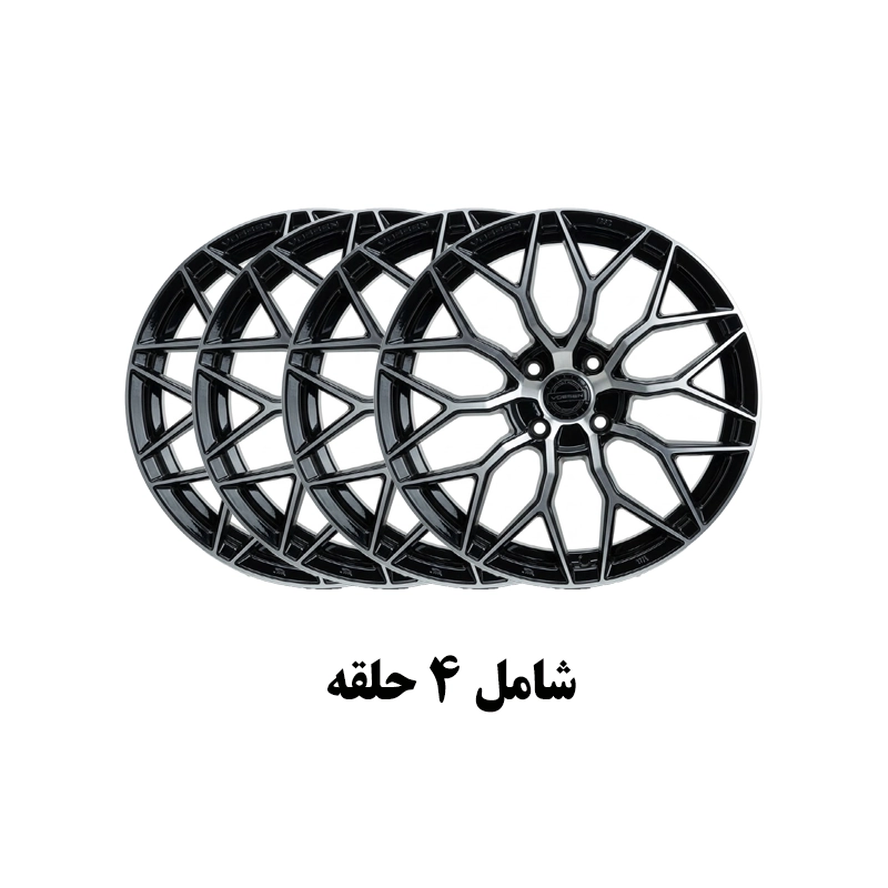 رینگ Vossen ووسن HF2 سایز 17 تراش مشکی