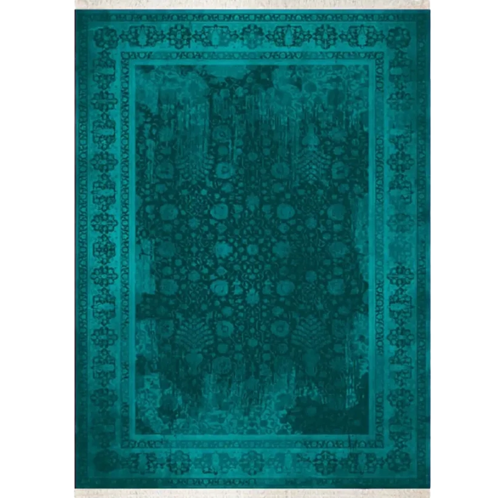 فرش ابریشم نماماشینی ۱۲۰۰ شانه کد T1071