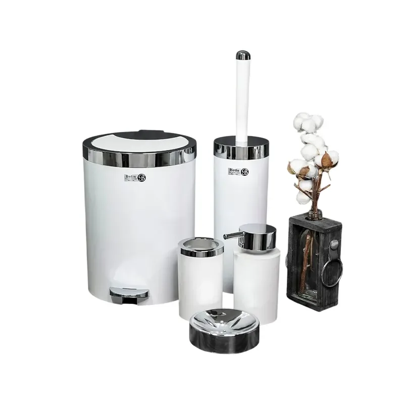 ست سرویس بهداشتی 5 پارچه بتیس Chrom White