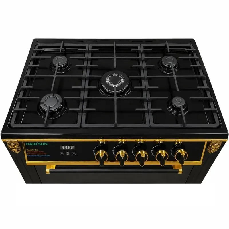 اجاق گاز مبله 5 شعله طرح فر هایدسان مدل A3 Black