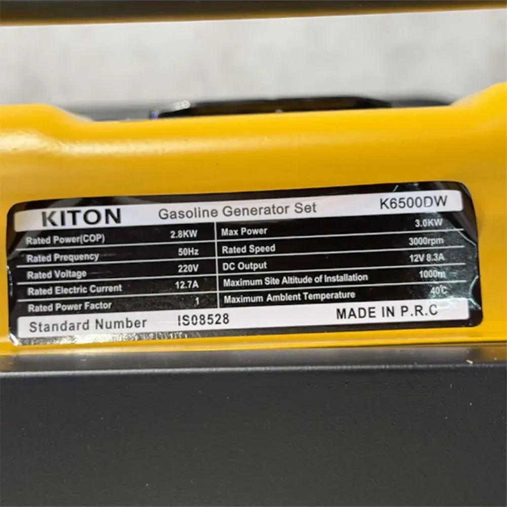 موتور برق بنزینی کیتون 3 کیلووات مدل K6500DW