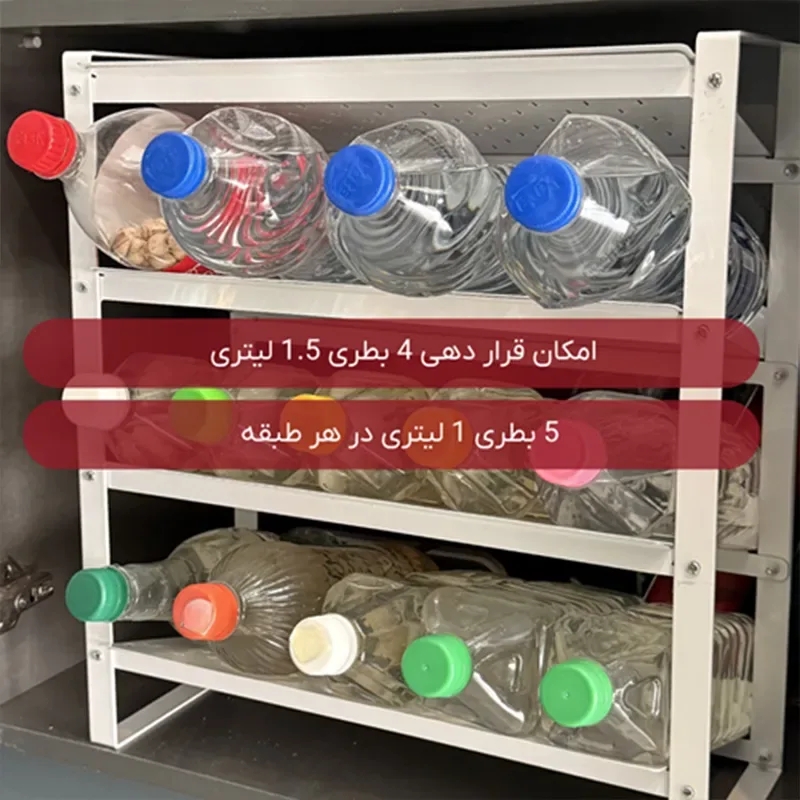 استند نگه دارنده بطری لازا مدل KT-BH-08 White