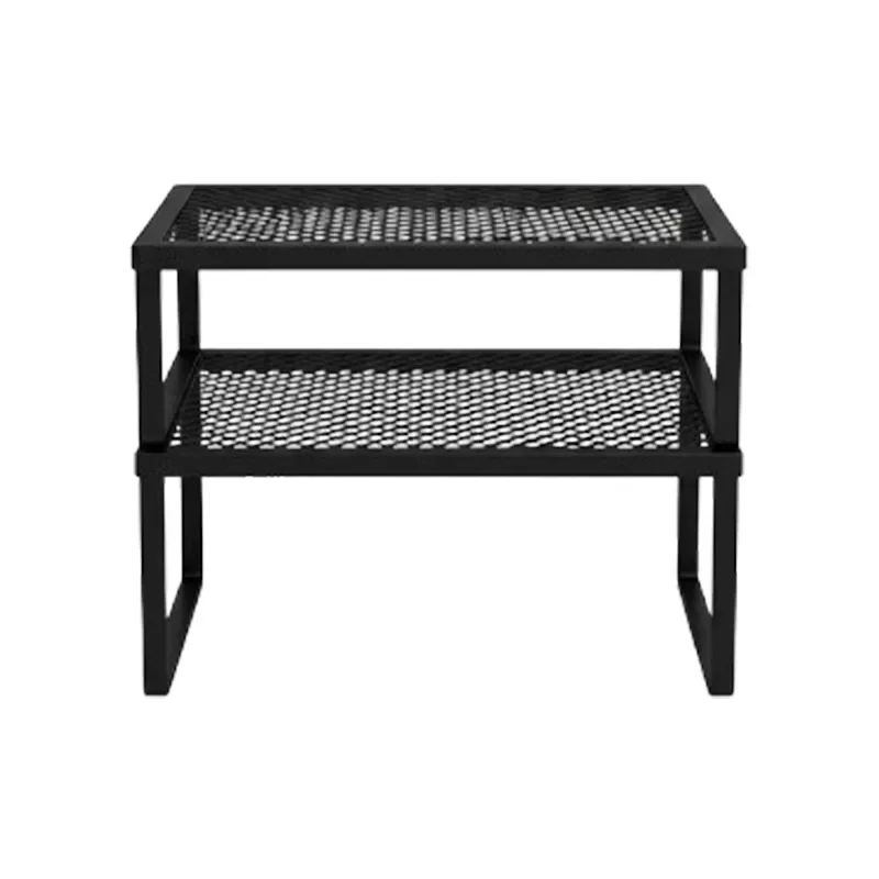 شلف فلزی دو طبقه چند حالته لازا مدل KT-SH-02 Black