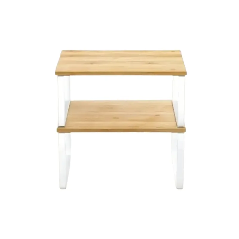 شلف چوبی دو طبقه چند حالته لازا مدل KT-SH-02-WD