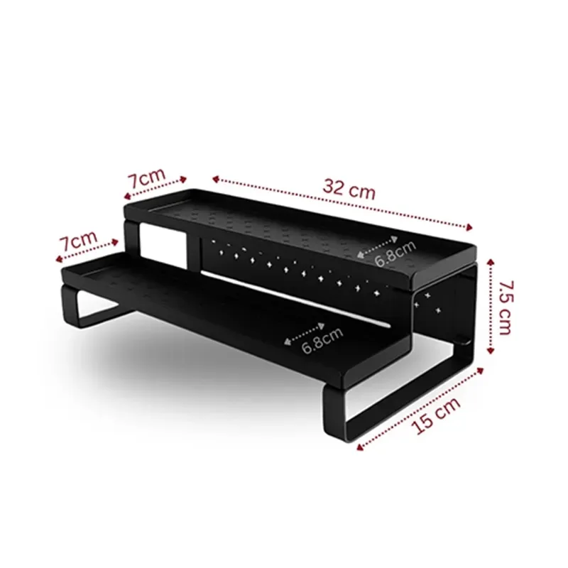 نظم دهنده ادویه دو طبقه لازا مدل KT-SP-05-02 Black