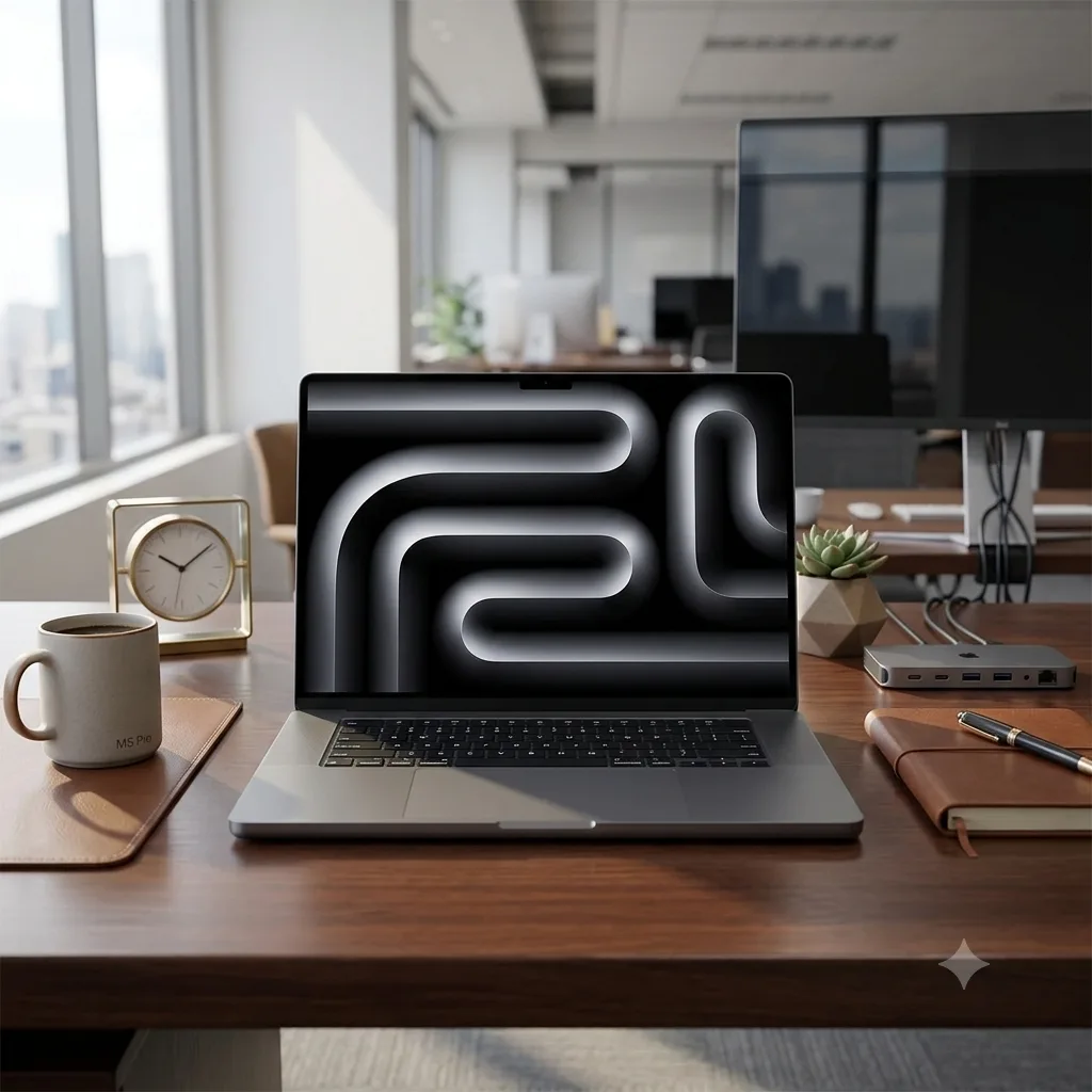 لپ تاپ 16.2 اینچی اپل مدل MacBook Pro MGEA4 2026 LLA-M5 Pro-24GB RAM-1TB SSD-Retina 120Hz