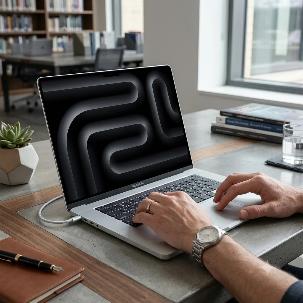 لپ تاپ 14.2 اینچی اپل مدل MacBook Pro MGDN4 2026 LLA-M5 Pro-24GB RAM-1TB SSD