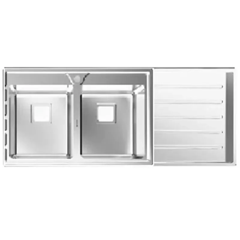 سینک توکار دو لگنه اسنوا مدل SS-42129L/SS-42129R
