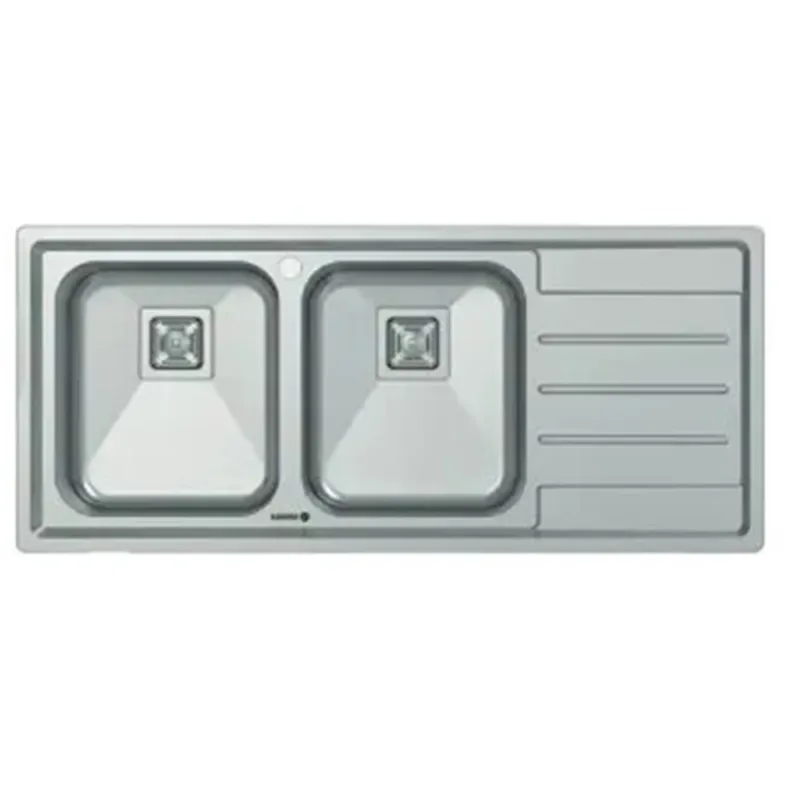 سینک توکار دو لگنه اسنوا مدل SS-45154L/SS-45154R