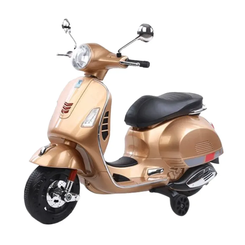 موتور شارژی وسپا کیدز مدل Vespa Kids Rear Storage Beige